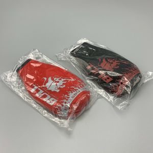 Bull Black and Red Zippered Bottle Koozies Bull BBQ Set of 2 Beer Soda Cokes